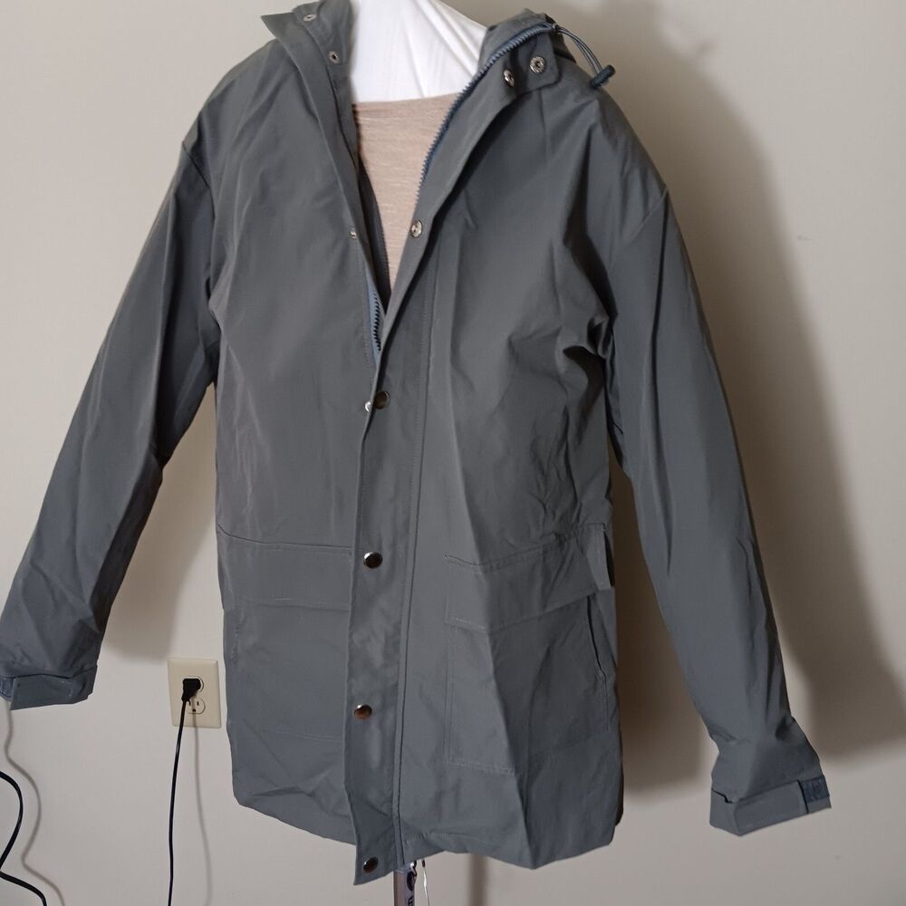 URRU Rain Jacket Medium, Rain Coat Dark Grey, Lightweight Jacket Windbreaker
